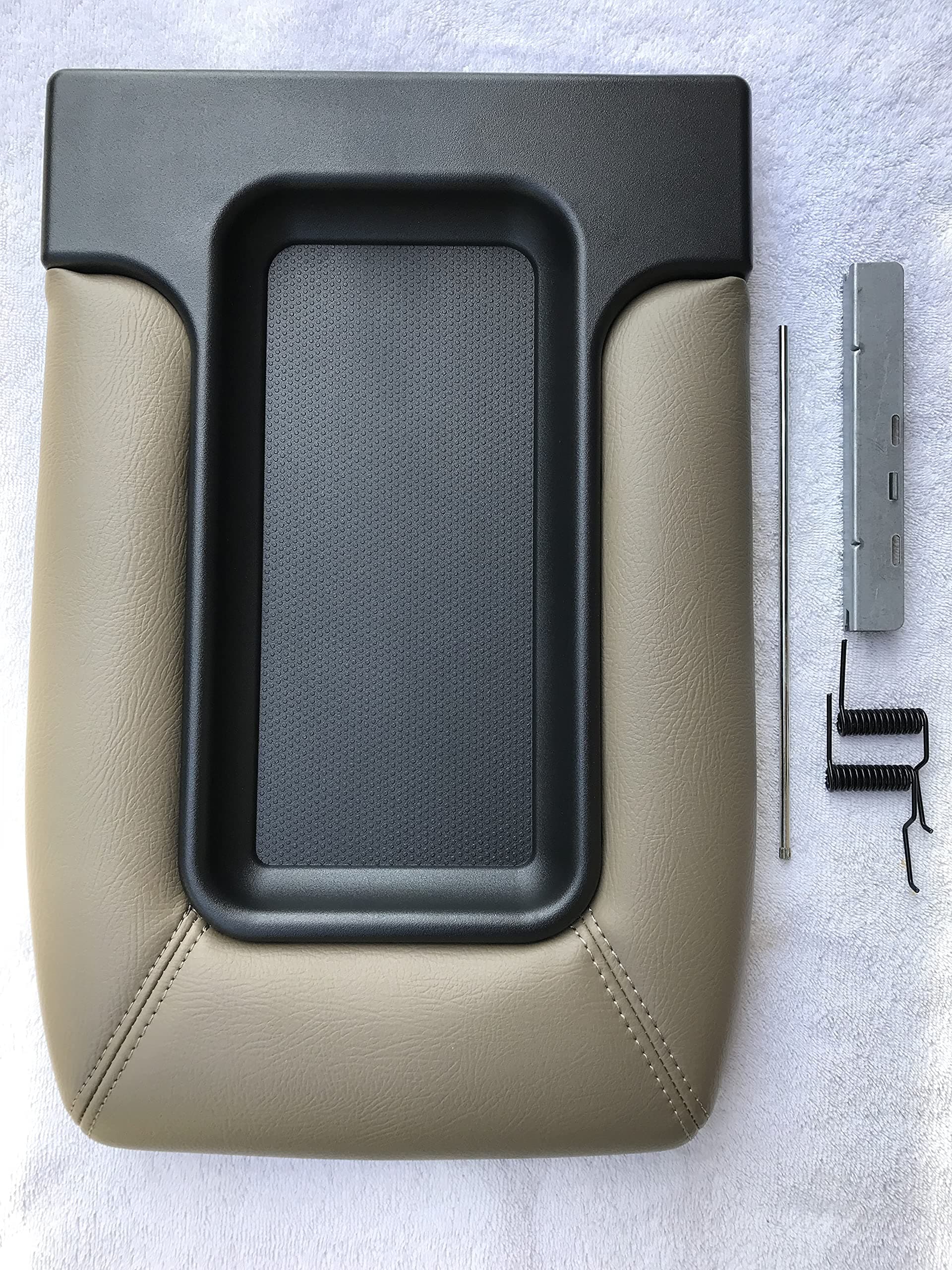 Center Console TOP LID Storage ARMREST Complete Assembly TAN Beige FITS 1999-2007 Silverado Sierra Tahoe Avalanche Suburban
