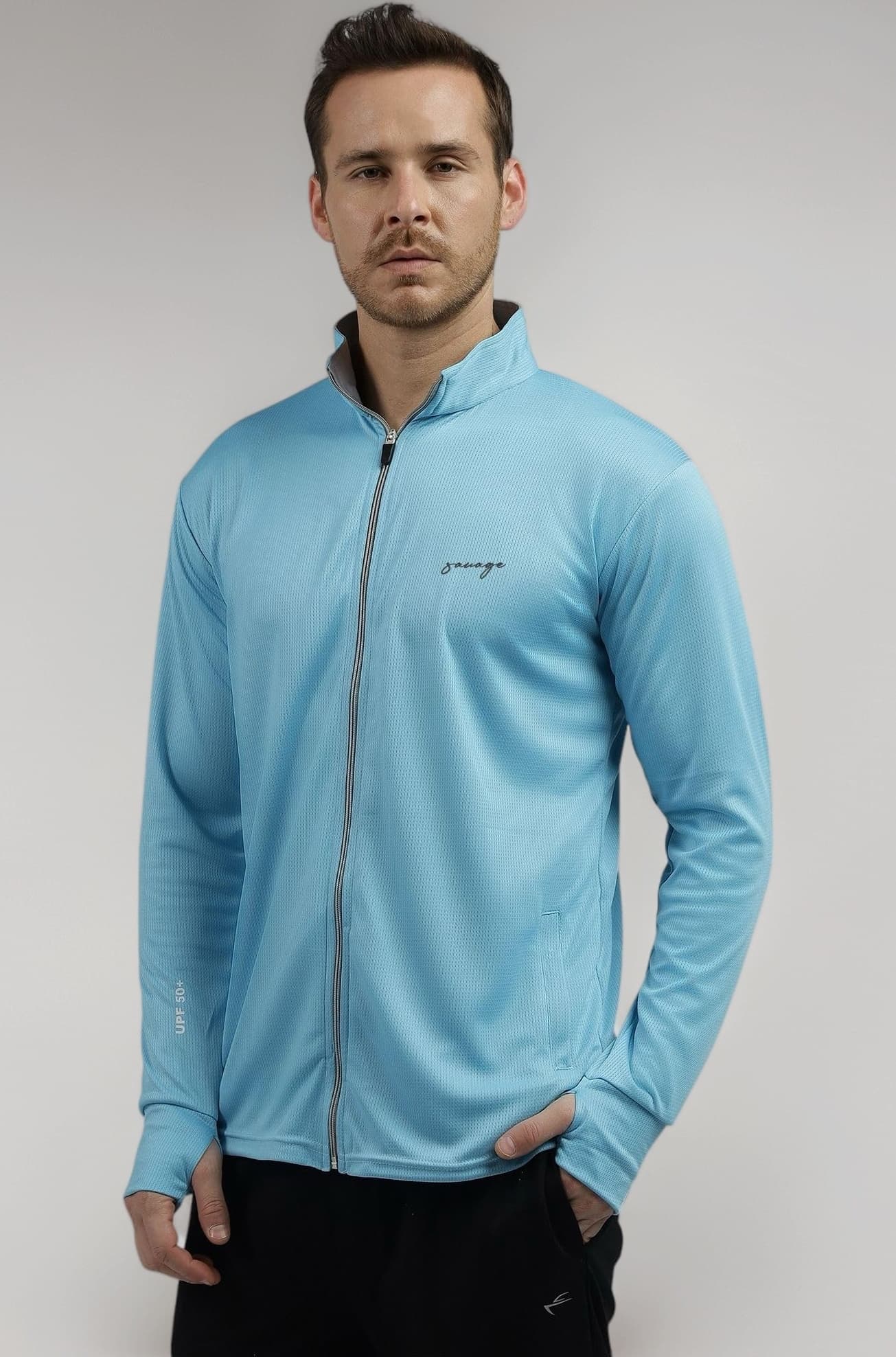 Sunscreen Jacket With UPF 50+ Summer Jacket lightweight Jackets For Men Biker Jackets For Men Zipper Jacket