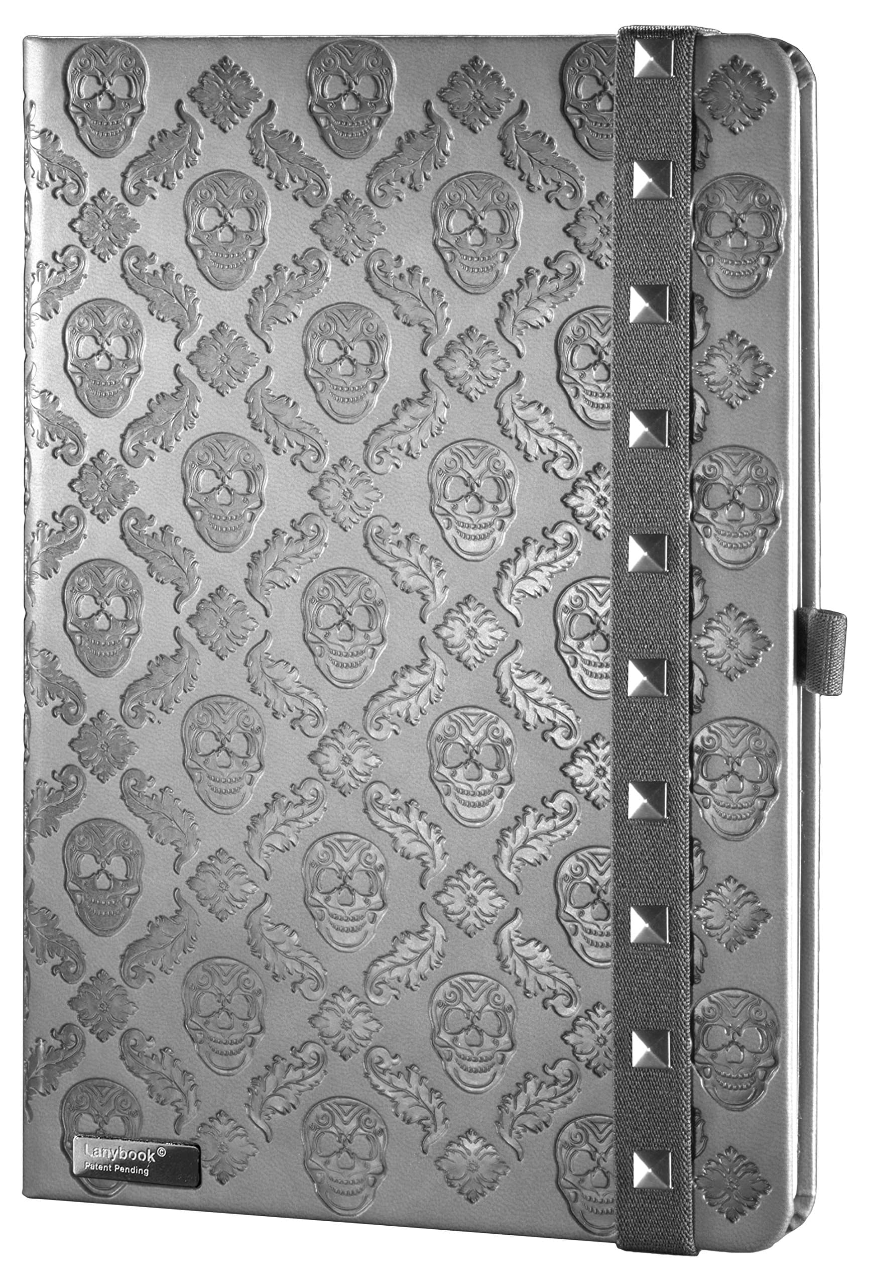 Lanybook Medium Journal: Rockstar, Grey (7709430)