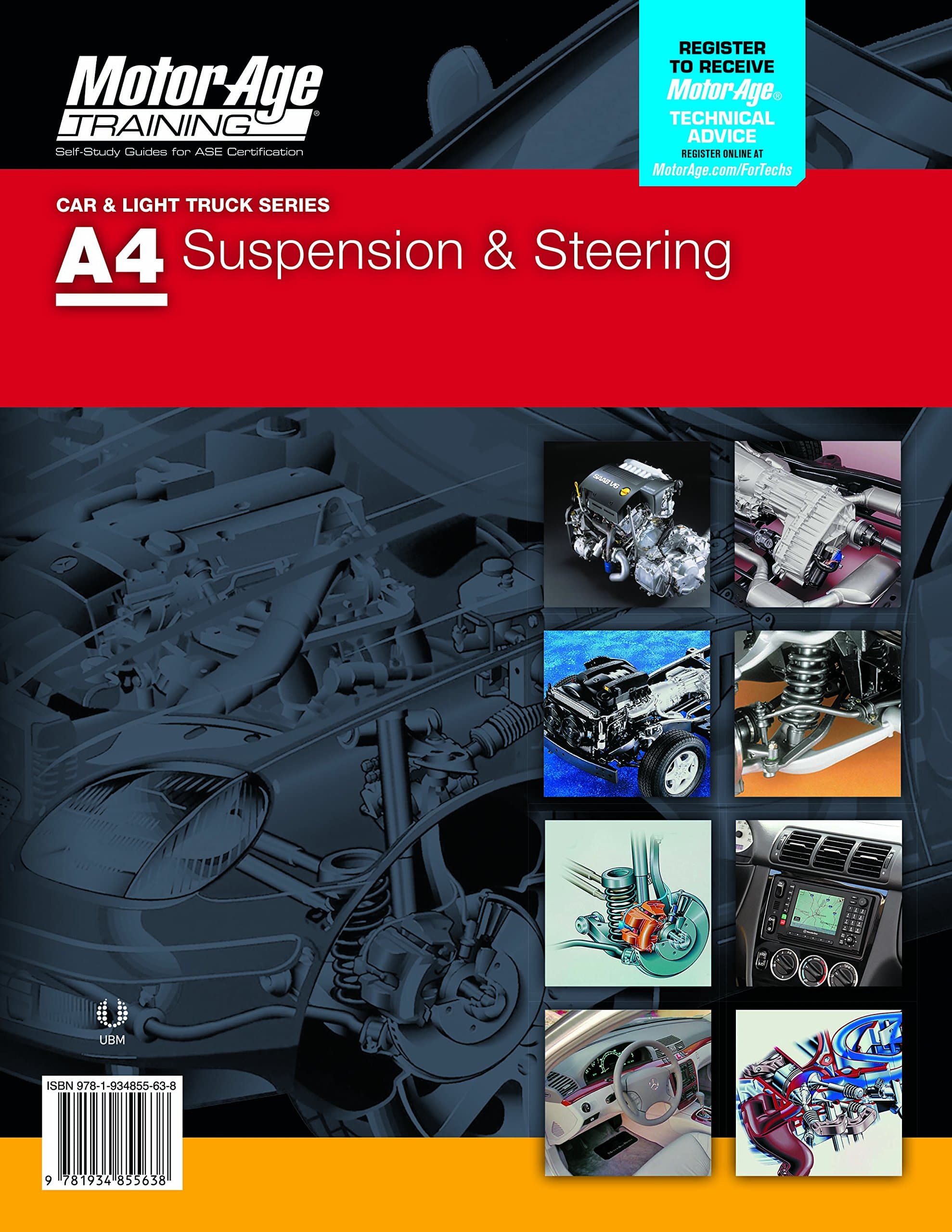 ASE A4 Suspension & Steering Study Guide by Motor Age Training