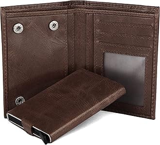 RFID Protected Leather Wallet for Men