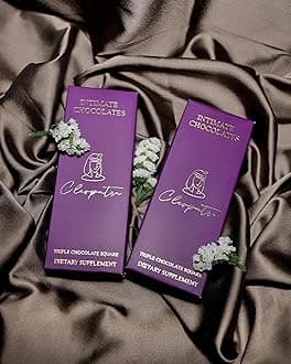Intimate Chocolate Bars For Couples Uplifting Mood, Vitality, More Desire & Enjoyment Best Gift Set Ideal For Men & Women,Vegetarian And Gluten-Free (Pack Of 2), 60 Gram