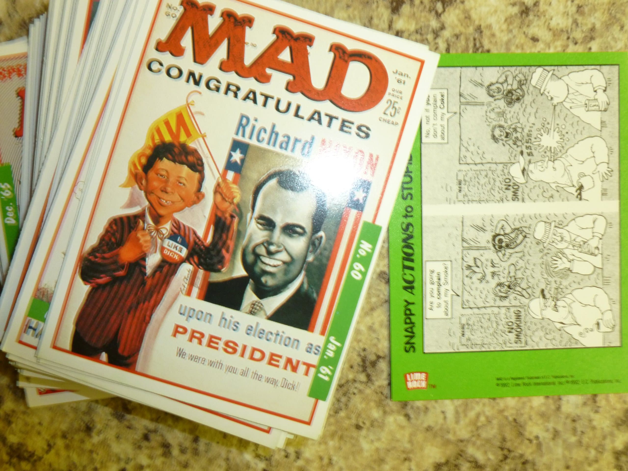 Mad Magazine Covers 54 Card Deck [1992]