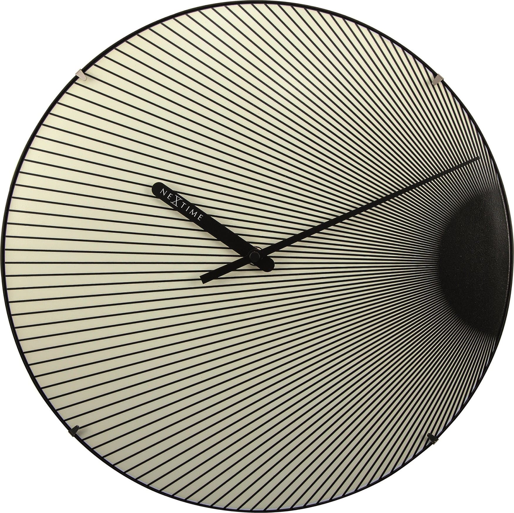 NeXtime wall clock kids "RAYS DOME", very silent, round, glowing in the dark, ø 35 cm