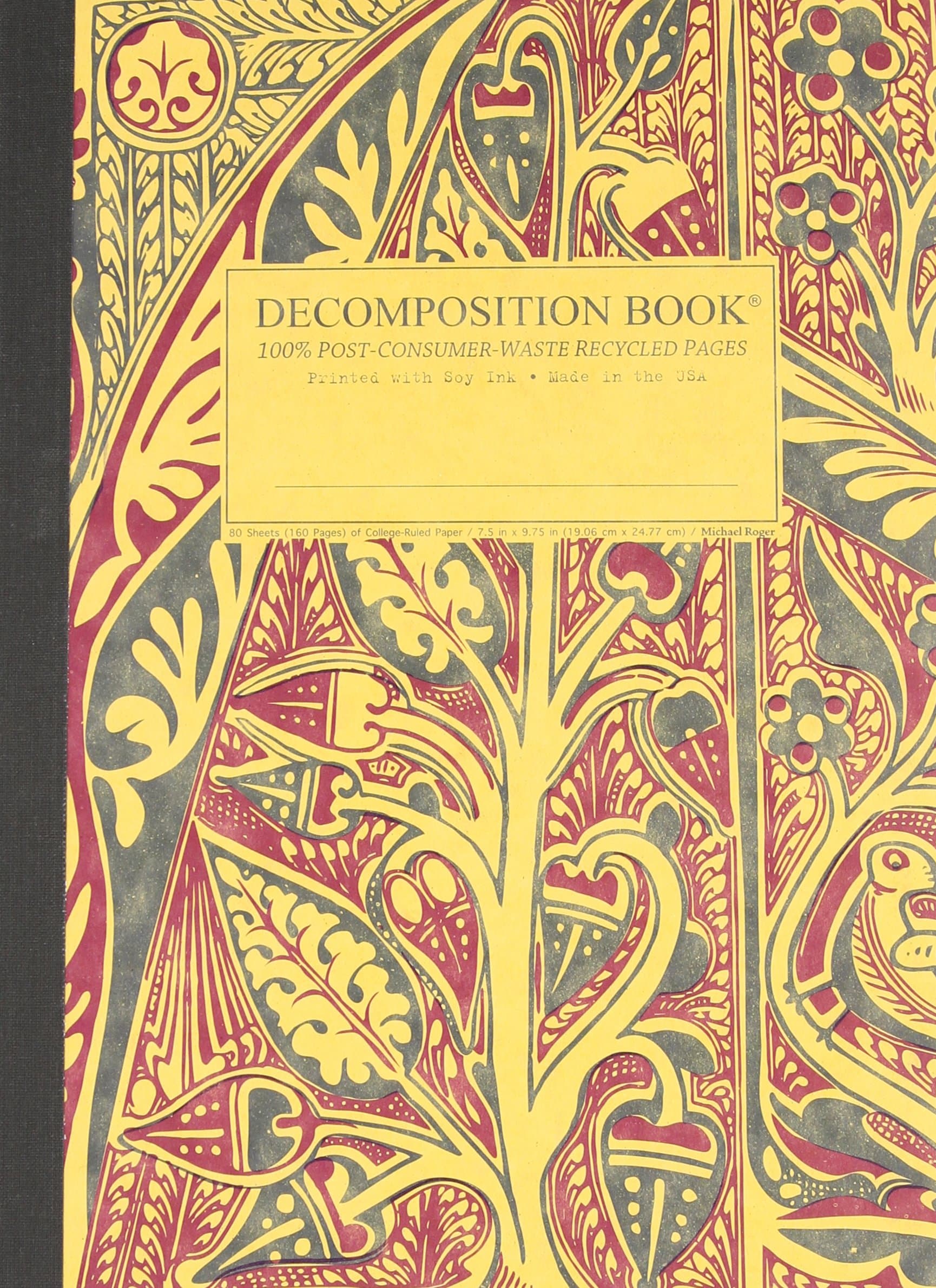 Illuminations Large 2 Color Decomposition Ruled Book