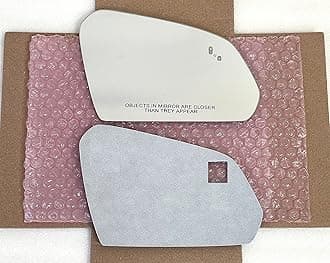 Blind Spot Convex Mirror Glass with Full Size Adhesive for 2015-2019 Hyundai Sonata Passenger Side View Right RH