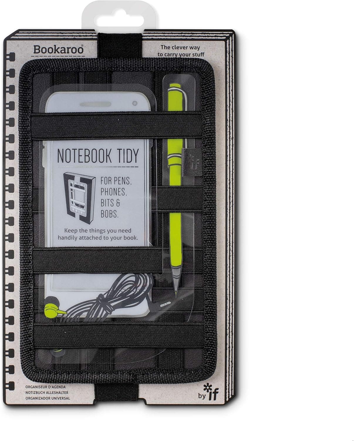 IF BOOKAROO NOTEBOOK TIDY - BLACK