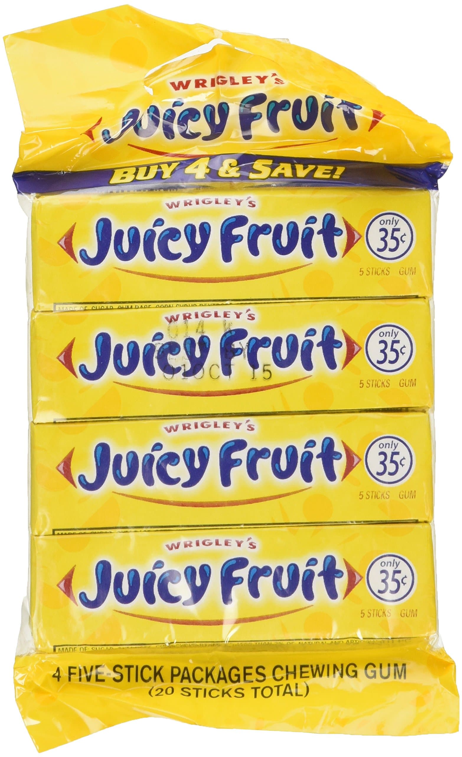 Wrigley's Juicy Fruit 4PK