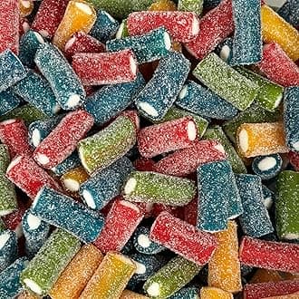 Fizzy Assorted Pencil Bites 2kg Share Bag by The Gourmet Sweet Company