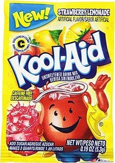 Twists Soarin' Strawberry Lemonade Unsweetened Soft Drink Mix, 0.19-Ounce Packets (Pack of 96)