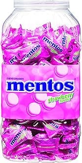 Mentos, Strawberry Flavour, Chewy Candy Jar, 646 g, 190 pc