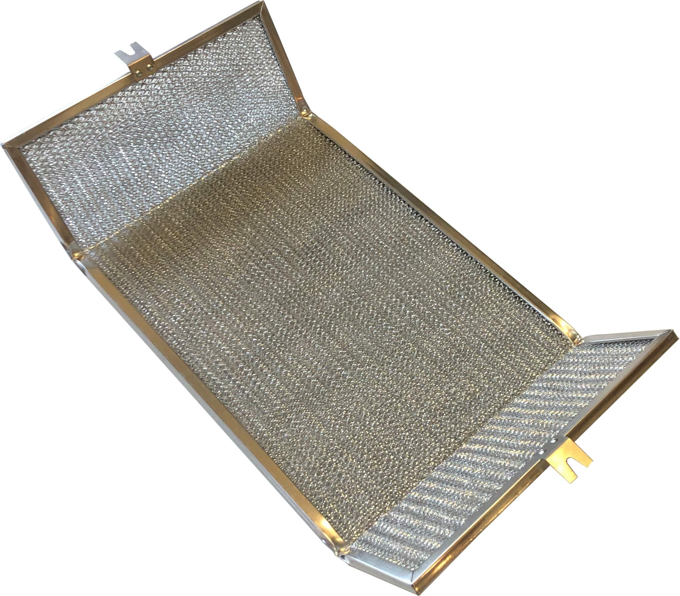 Filter Everything Replacement Range Filter Compatible With Nutone 65893-000, K5816-000,WG-8701,RWF1101; 11-5/8 x 24-5/8 x 3/8 W/4-7/8 WINGS 2 CLIPS SS; 1-Pack