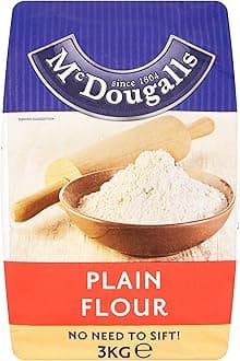 McDougalls Plain Flour Pre-Sifted For Lighter Bakes, 3 Kg Bag (Pack of 1)