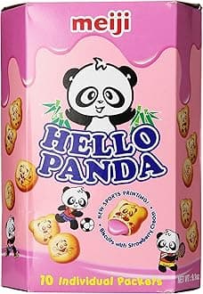Hello Panda Cookies-L, Strawberry, 9.1 Ounce
