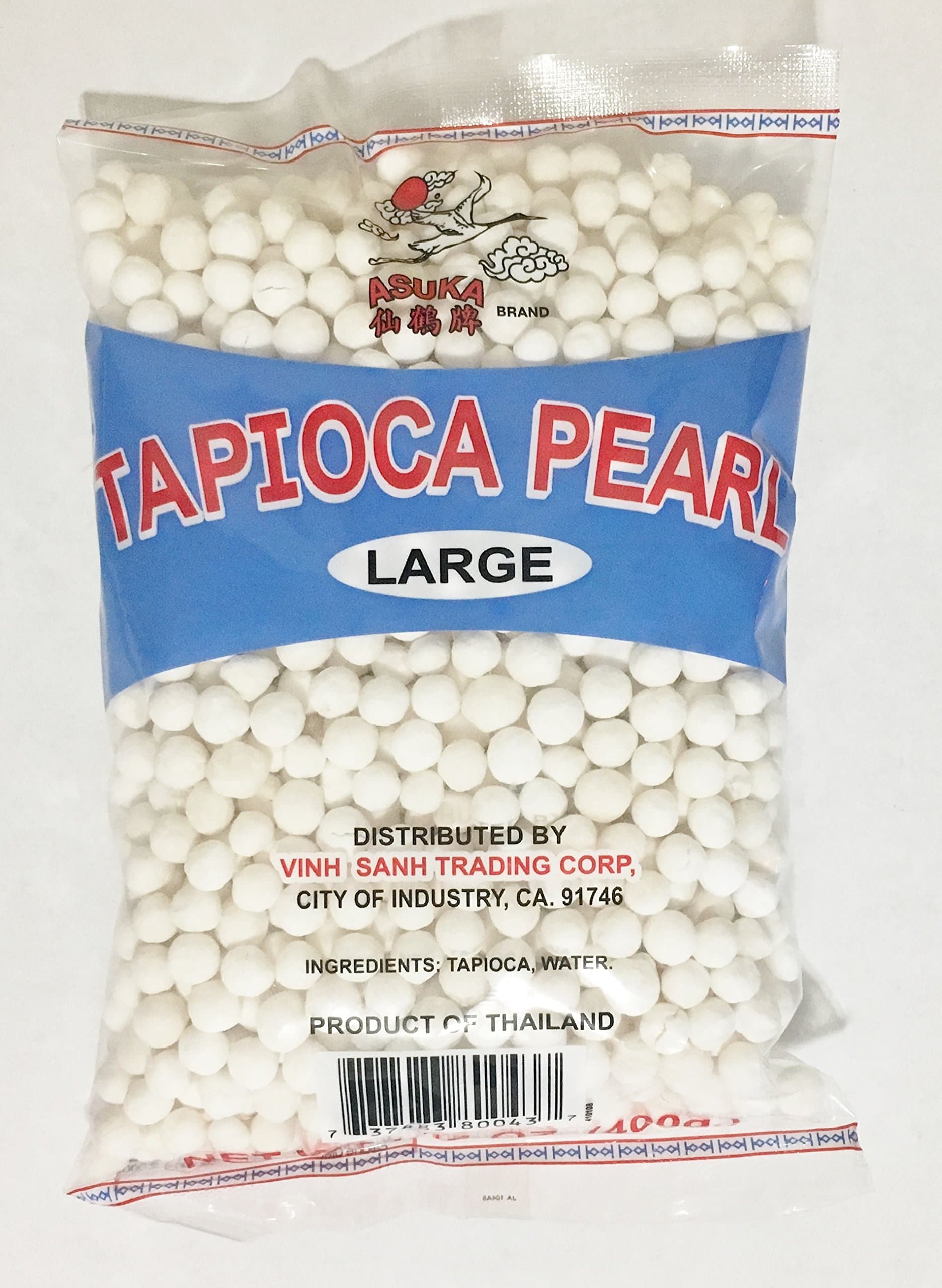 14oz Tapioca Pearl White Large (One Bag)