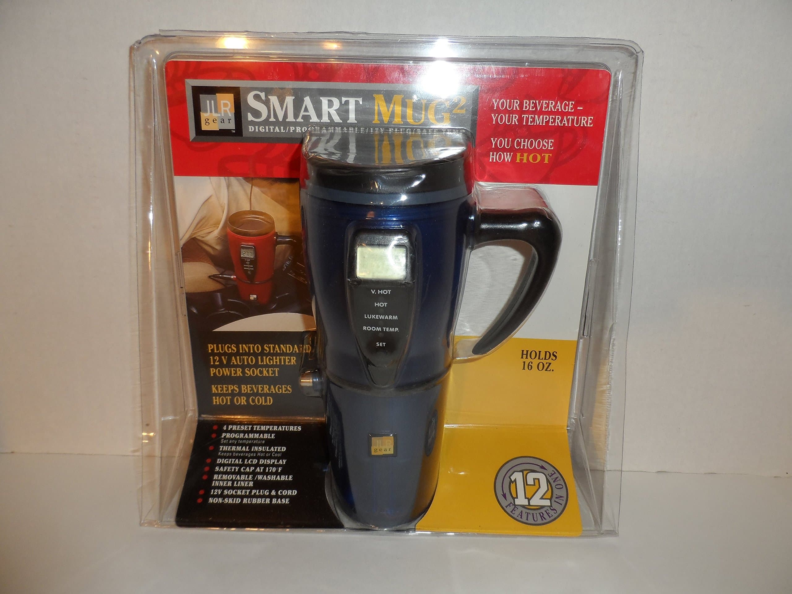 2 Digital Programmable Temperature 16 Oz. Mug Hot Or Cold