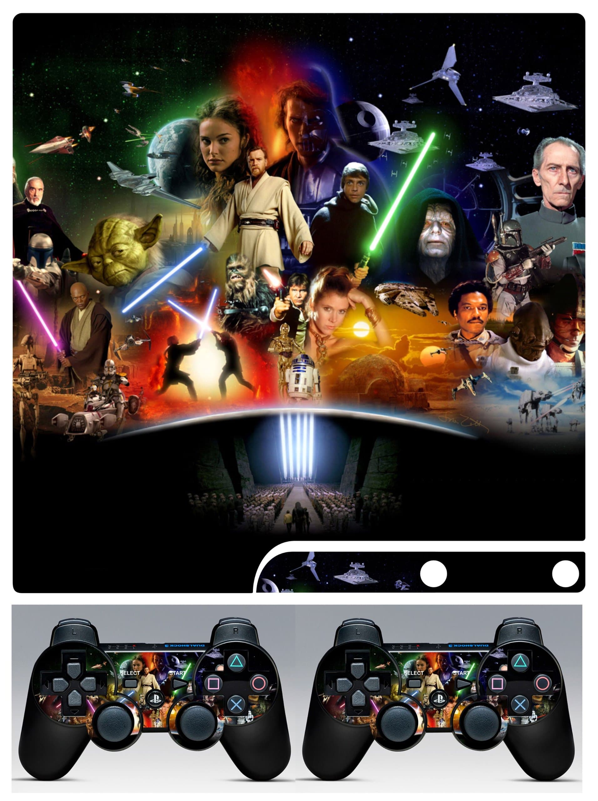 PS3 Slim Skin Starw Wars