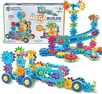 Gears! Gears! Gears! Mega Builds - Building Toys, STEM Activities, Fine Motor Skills, Toddler Explorer Kit, Science and Construction, Boys and Girls Gifts
