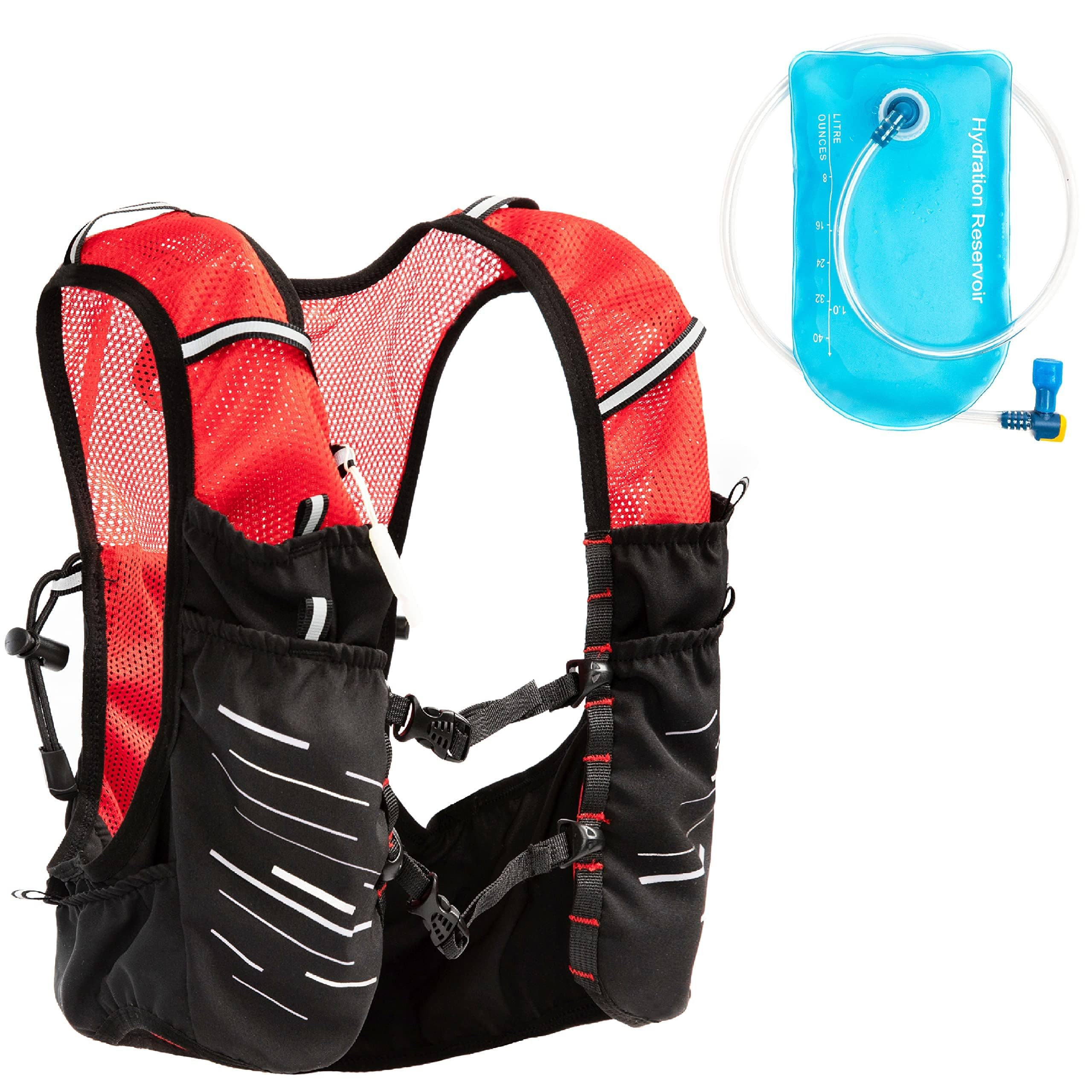 Hydration Vest Backpack, Lightweight Running Pack With 1.5L Water Bladder Outdoor Daypack Backpack For Race Marathon Cycling And Hiking Trail