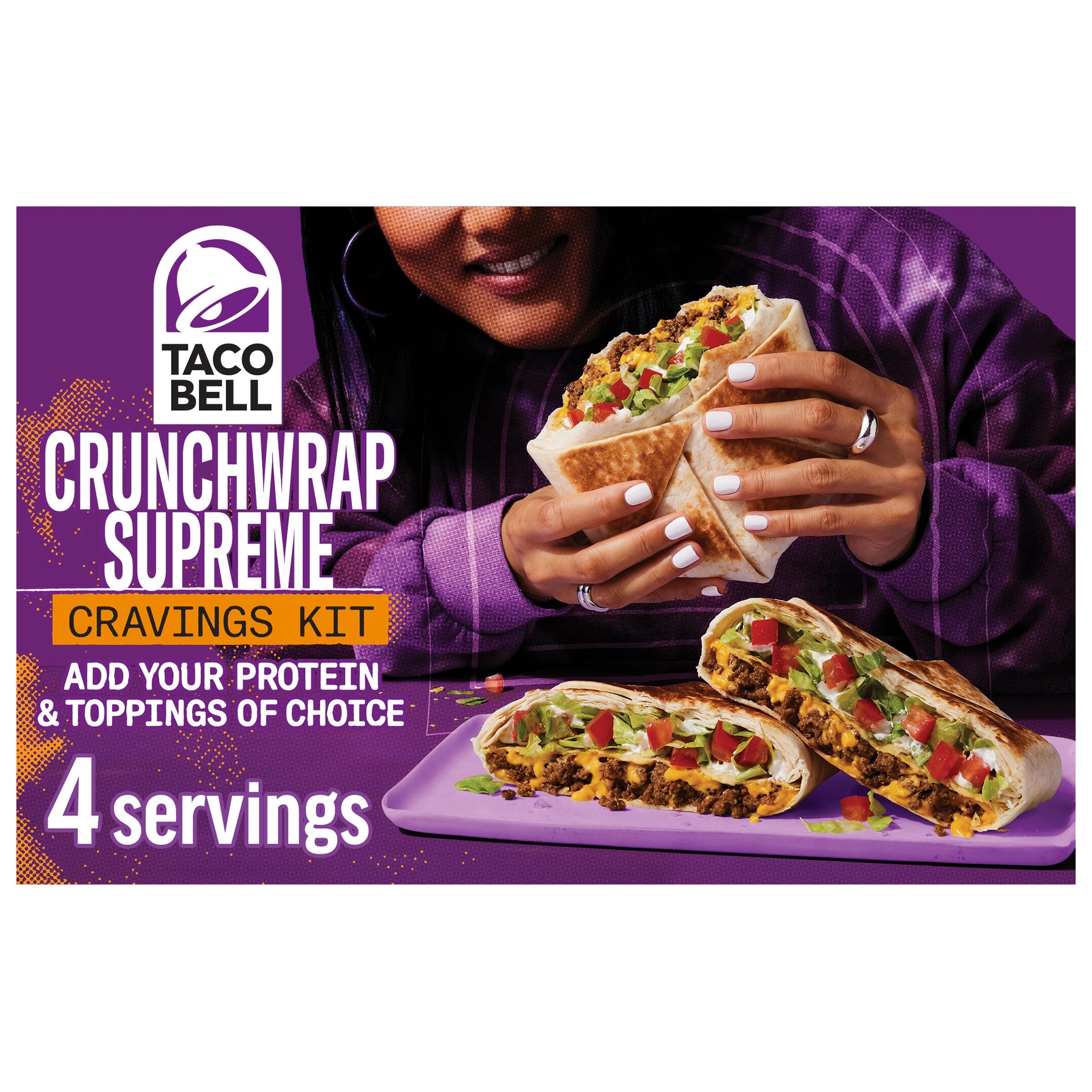 Taco Bell Crunchwrap Supreme Cravings Kit, 22.6 oz Box