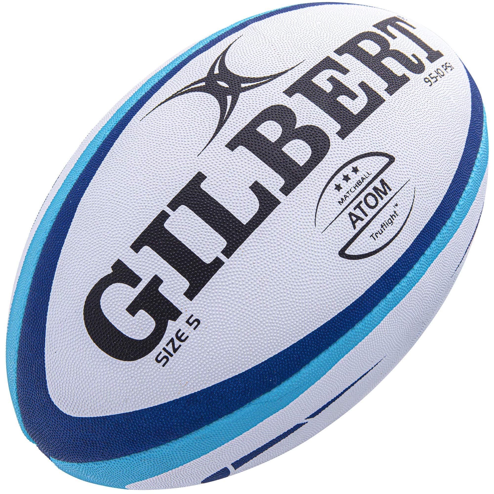 Gilbert Atom Rugby Ball [Each] • Conforms to World Rugby specifications [SELECT YOUR SIZE & COLOUR]