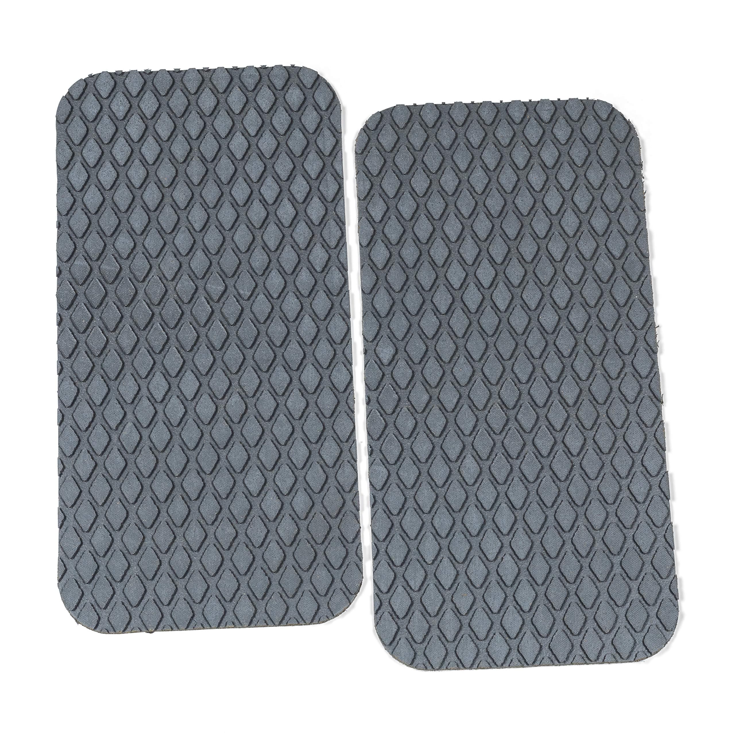 Lewmar Treadmaster Diamond Step Pad, Size 1, Measures 10-34" W x 5-1/4" D, self-Adhesive Backing, Chemical Resistant Nitrite PVC Construction, 2 Pack, Grey - 2020212503