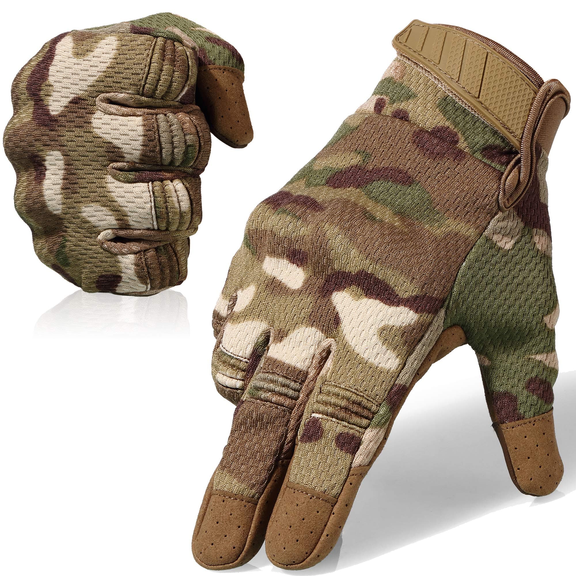 WTACTFUL Airsoft Gloves for Men - Breathable, Flexible, Durable, Touchscreen Capable & Perfect for Summer Outdoor Activities!