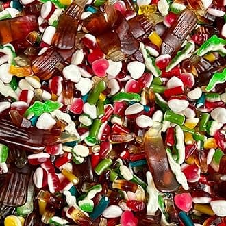 Halal Gummy Sweet Mix 1kg Share Bag By The Gourmet Sweet Company