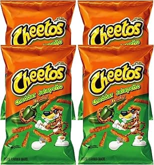 Cheddar Jalapeno Crunchy - 8.5 oz (Pack of 4) by Cheetos