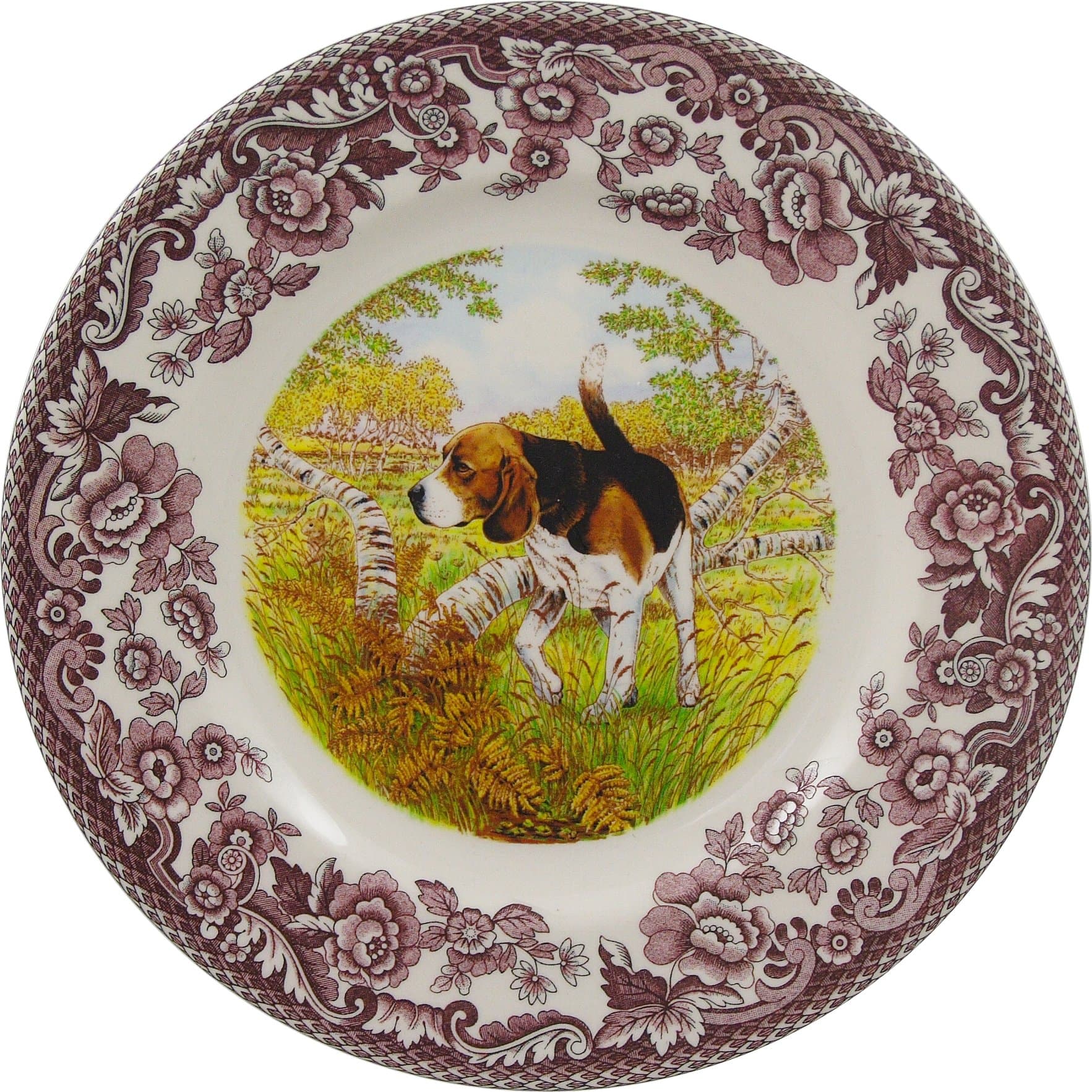 Spode Woodland Beagle Salad Plate