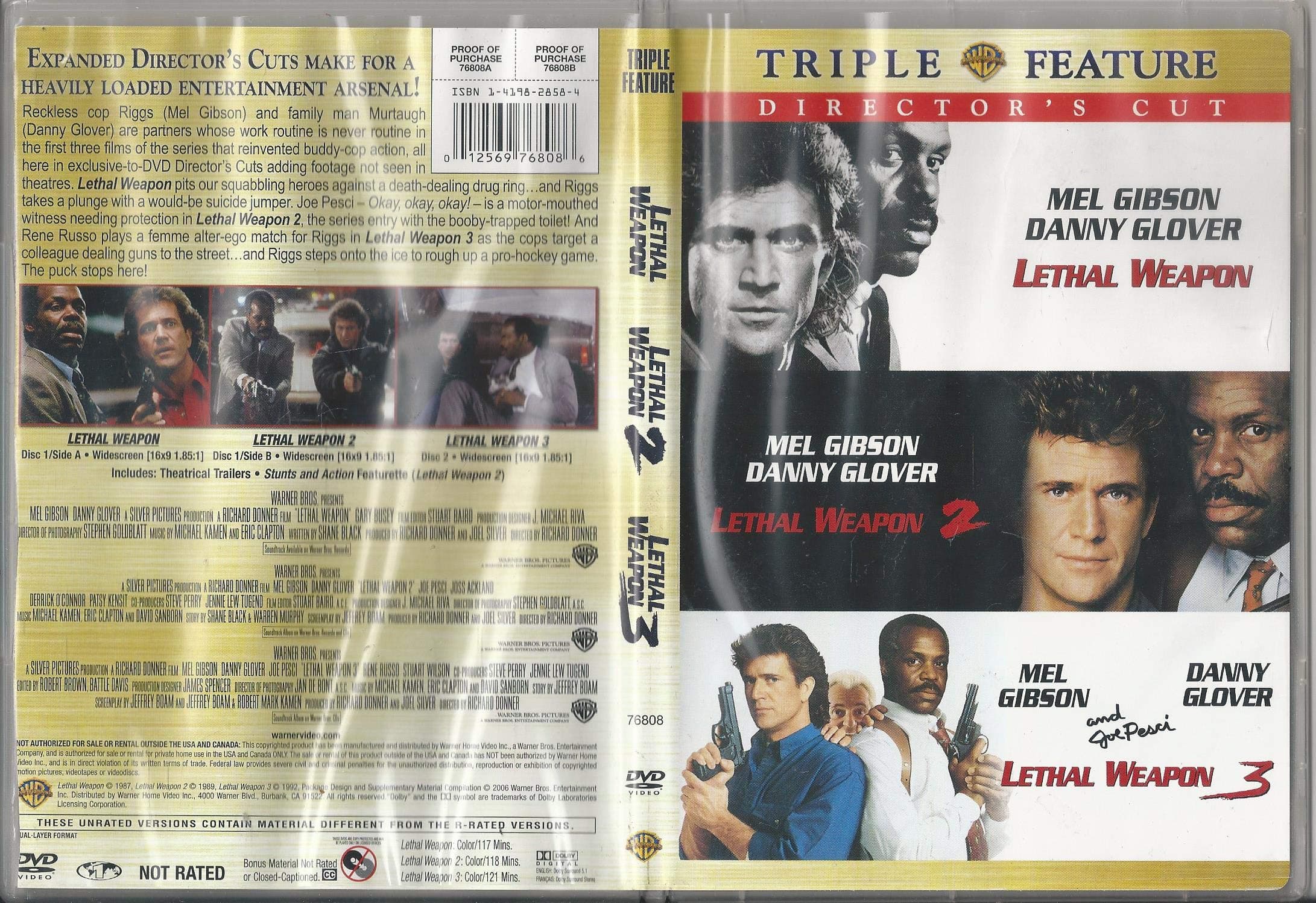 Lethal Weapon / Lethal Weapon 2 / Lethal Weapon 3 (Director's Cut)