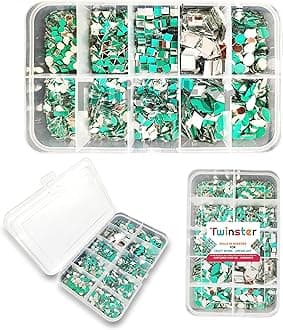 twinster Mirror for Craft Work 4 Big Size Mirror 100 Pieces Each and 6 Small Mirror 200 Pieces Each Lippan Art Materials Kit Mirrors DIY Best Mirror Kit for Art and Craft?