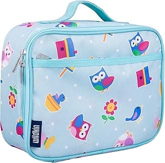 Wildkin Kids Insulated Lunch Box for Girls – Durable and Reusable for School & Travel - (Birdie)