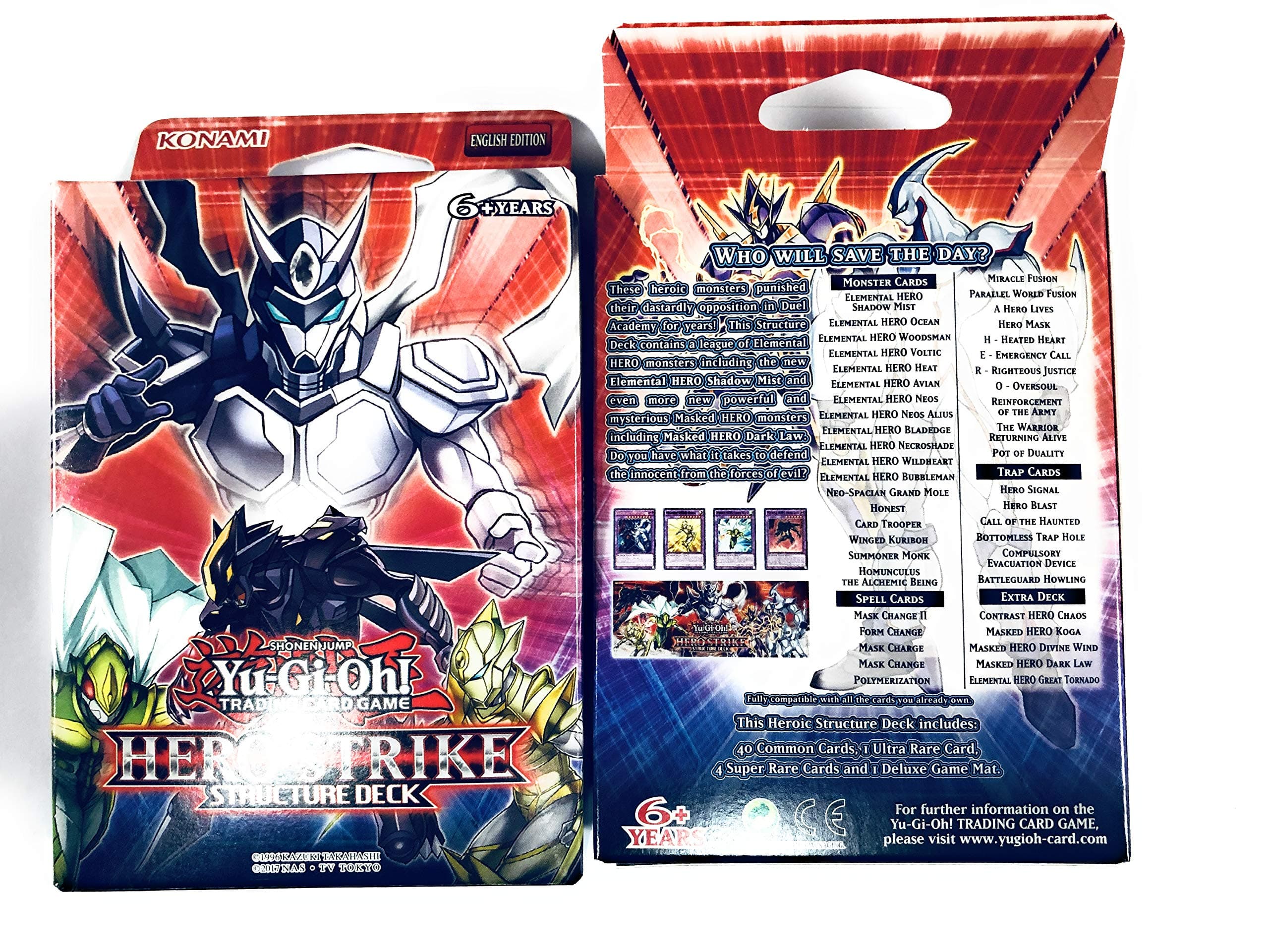 Konami Yu-Gi-Oh! TCG STRUCTURE DECK HERO STRIKE (8CT) (Net) (C: 0-1-