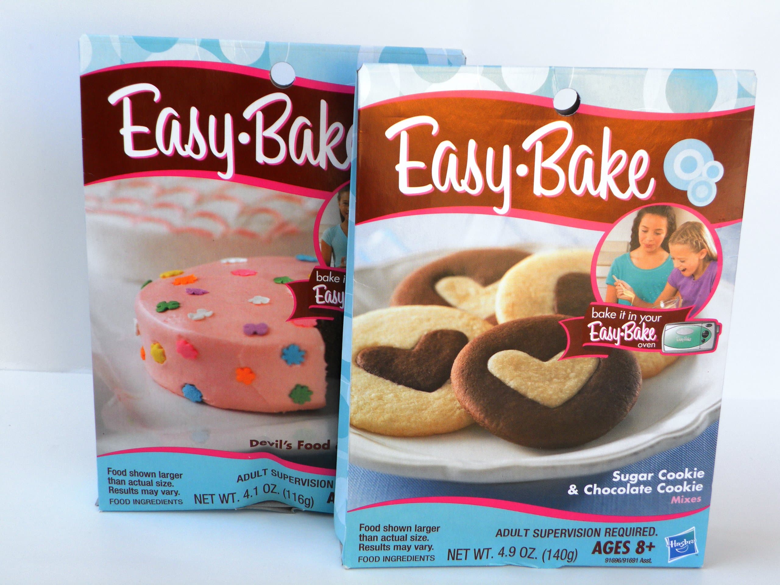 Easy Bake 2 Pk Combo Sugar Cookie & Chocolate Cookie, Devil's Food & Yellow Cake Mixes