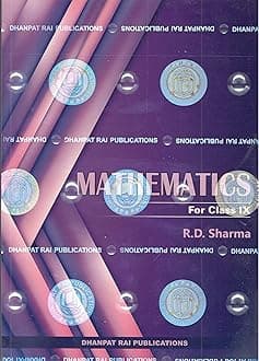 DHANPAT RAI PUB. Mathematics for Class 9 by R D Sharma