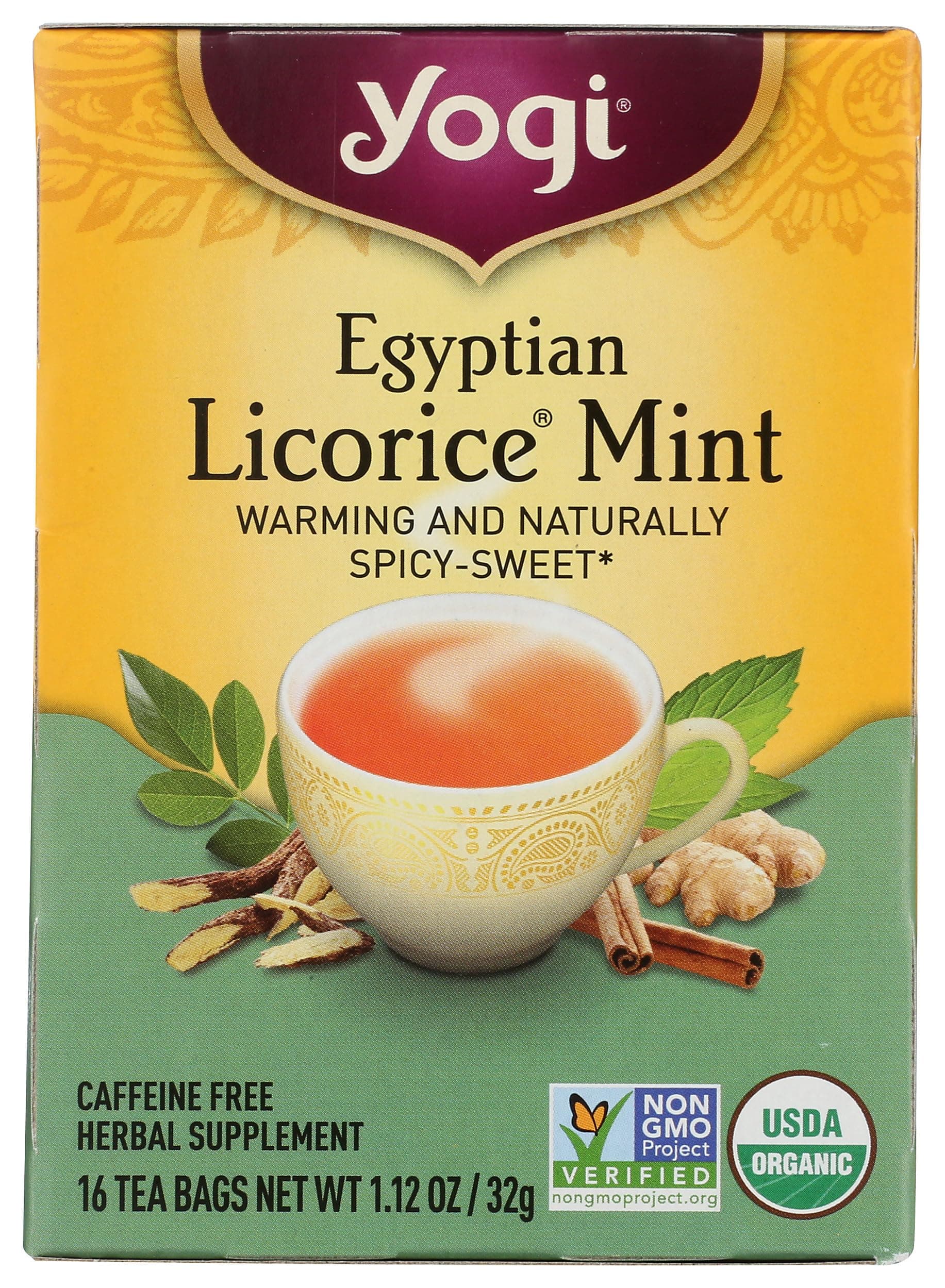 Tea, Egyptian Licorice Mint, 16 Count