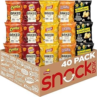 Frito-Lay Baked & Popped Mix Variety Pack, (Pack of 40)