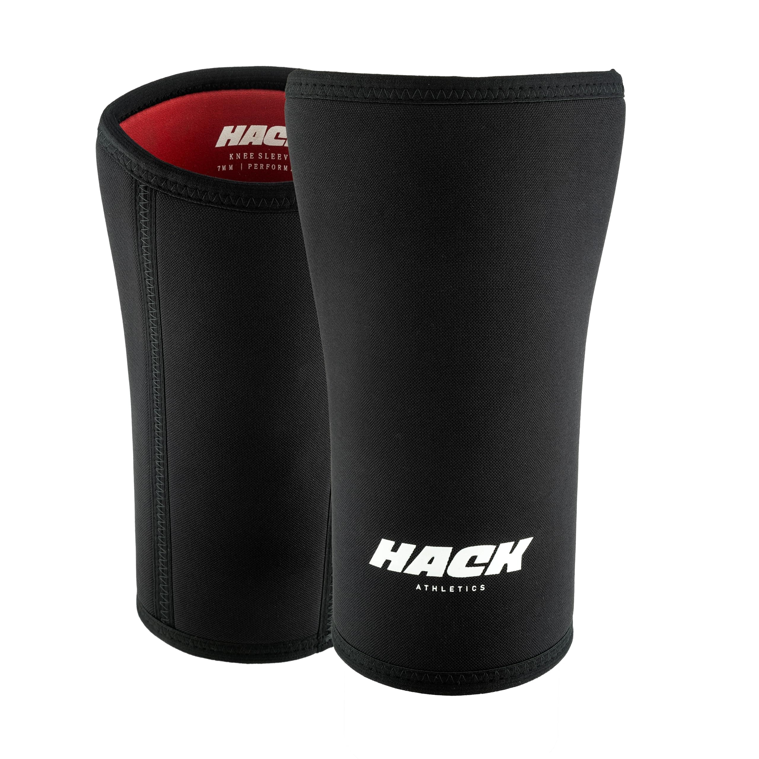 Hack Athletics Performance 7mm Knee Sleeves Compression Sleeves for Men & Women Knee Support & Pain relief, Multipurpose Gym Workouts Deadlifts Squats Powerlifting Knee Pad Knee Guard (5XL)