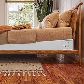 Mattress Elevator 5-Inch - Gentle Incline Under Mattress Support - Riser for Snoring, Acid Reflux, and Sinus Relief, Full