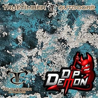 Hydrographic Film Camo True Timber Strata Rift Ocean Abstract Camo Blue Hydro Graphic Water Transfer Film Hydro Dipping Dip Demon
