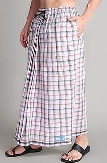 - Elastic Premium Cotton Lungis Pack Of 1