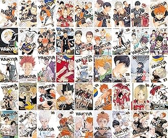 Haikyu!! Series, Complete (Vol. 1-45) Manga Set, by Haruichi Furudate (45 Books)