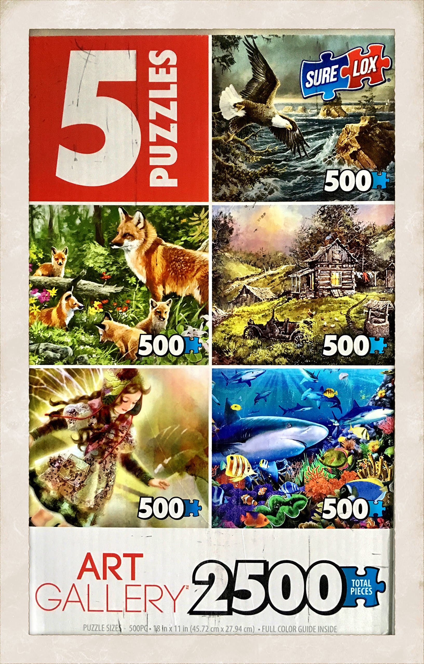 5 Puzzles Art Gallery 2500 Pieces