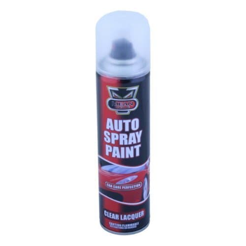 2 x Auto Car Clear Lacquer Spray Paint Can Purpose DIY Interior Exterior Aerosol