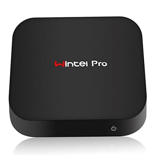 Wintel pro Fanless Mini PC Intel Cherry Trail Z8350 Quad Core up to 1.92GHz,2GB RAM 32GB eMMC,Windows 10 Desktop Computer with Bluetooth 4.0,Buit-in Wifi,4K HD