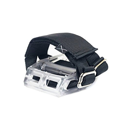 Strap Attachment Foot Strap for Bicycle Pedal Horizontal Black