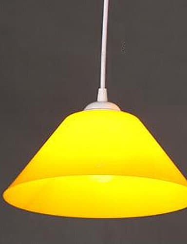 CU@EY E27 10-15? 25*15CM Line 1M Single Head Acrylic Line Pvc Transparent Chimney Droplight Supermarket Restaurant LED Lamp , white-orange