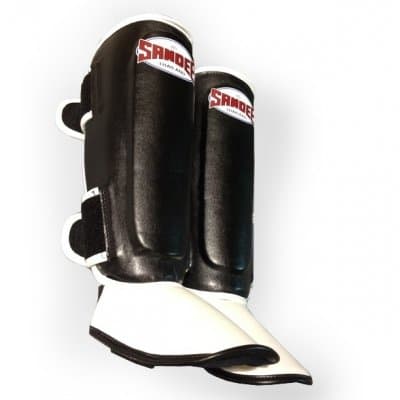 Sandee Muay Thai Shin Guards Small - Black