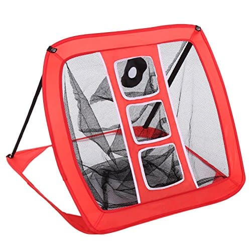 AMDirect 20" Golf Chipping Net Portable Training Target, Pop-Up Hitting Aid with Carry Bag